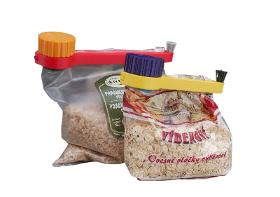 Serre sac plastique (2 pièces)