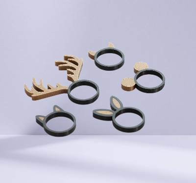 Bagues Animaux - Version double extrusion