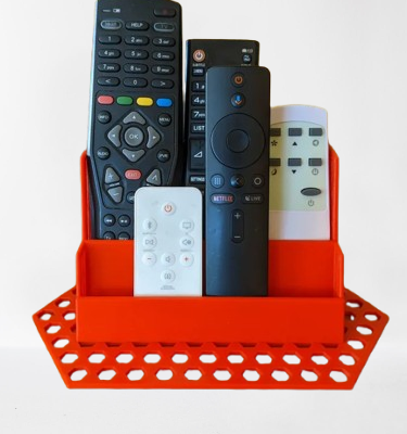 support de télécommande en nid d'abeille