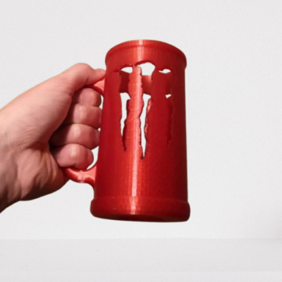 tasse canette double face