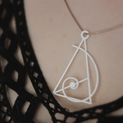 Collier Fibonacci & Triangle d'or