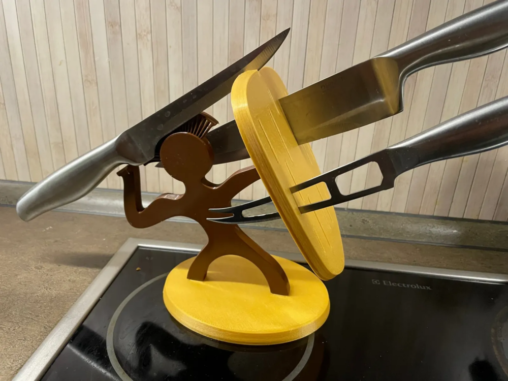 Porte-couteau Guerrier