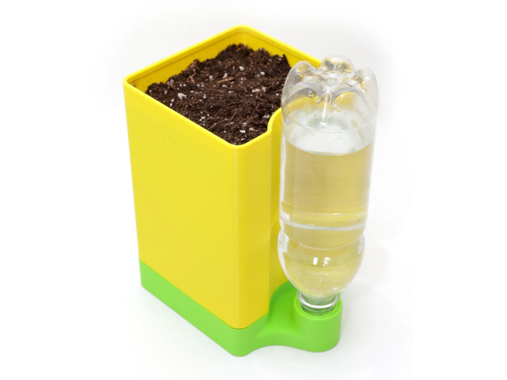 Pot jardinière à arrosage