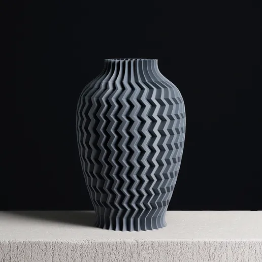 Vase texturé - ZigZag