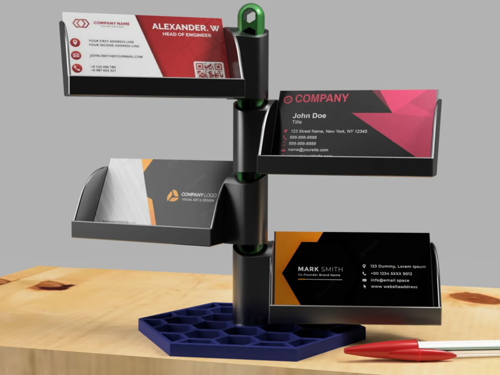 porte-cartes visite