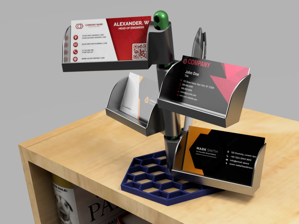 porte-cartes visite