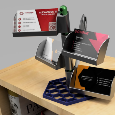 porte-cartes visite