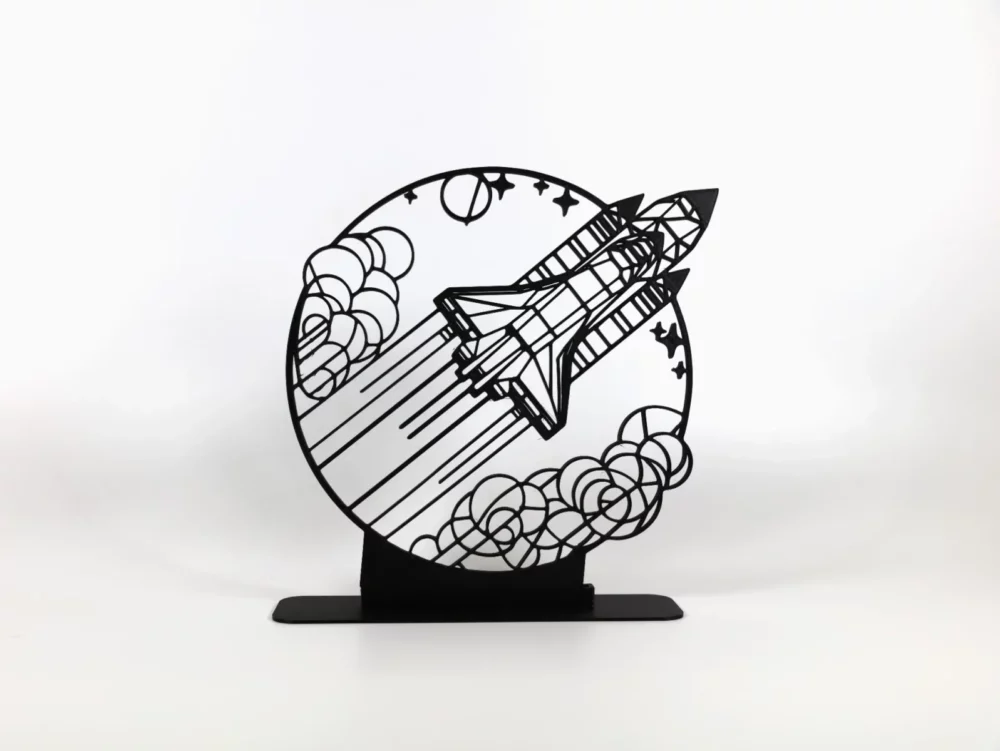 Navette spatiale géométrique