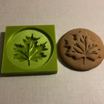 emporte-pièce avec motif : feuille d'érable