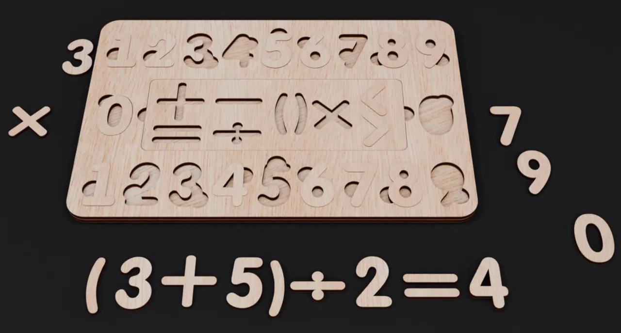 kit mathématique en bois pour vos enfants