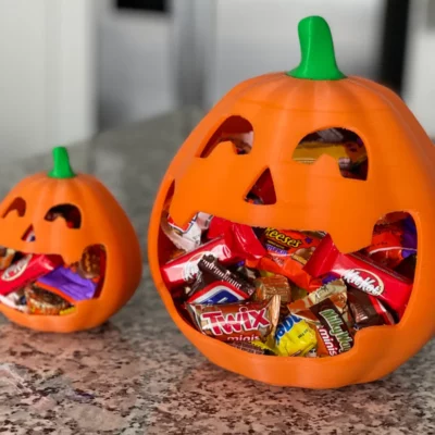 Bol à bonbons citrouille d'Halloween