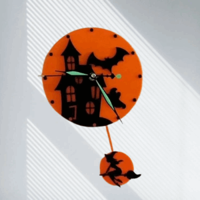 Horloge d'Halloween