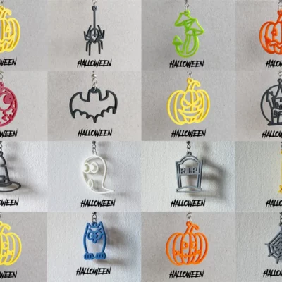 Collection de boucles d'oreilles Halloween