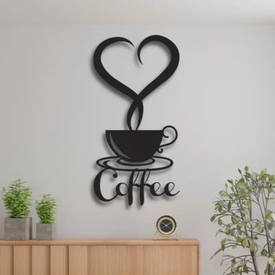 Décorations Murales en Bois pour Café