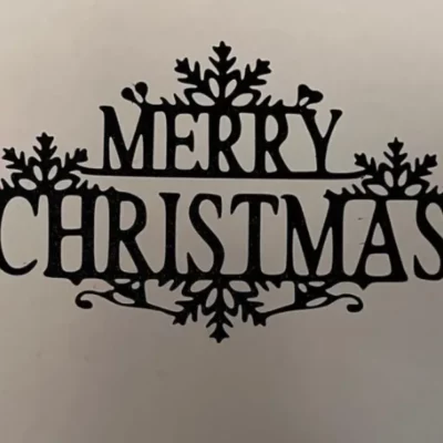 décoration de Noël joyeuse