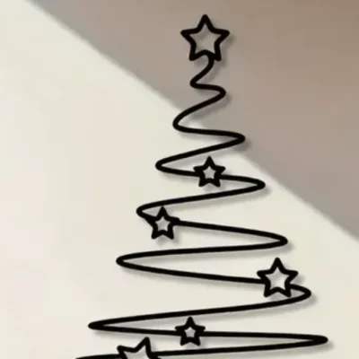 Décoration murale sapin de Noël