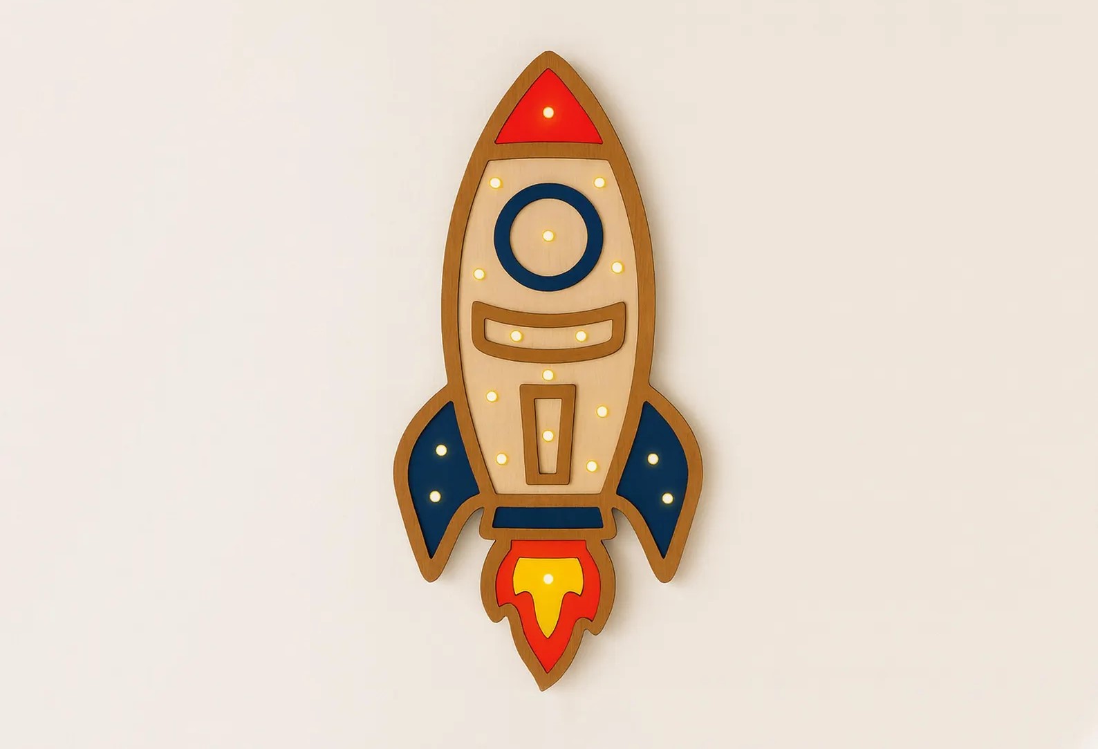 Veilleuse en bois pour enfants