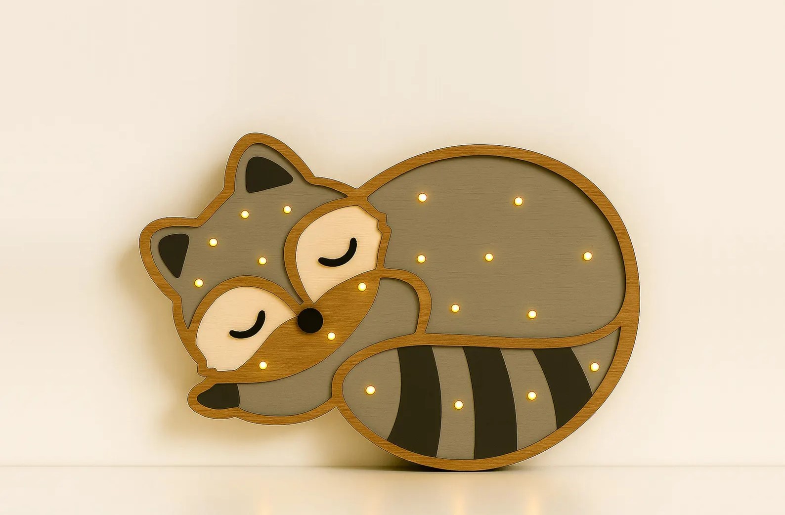 Veilleuse en bois pour enfants