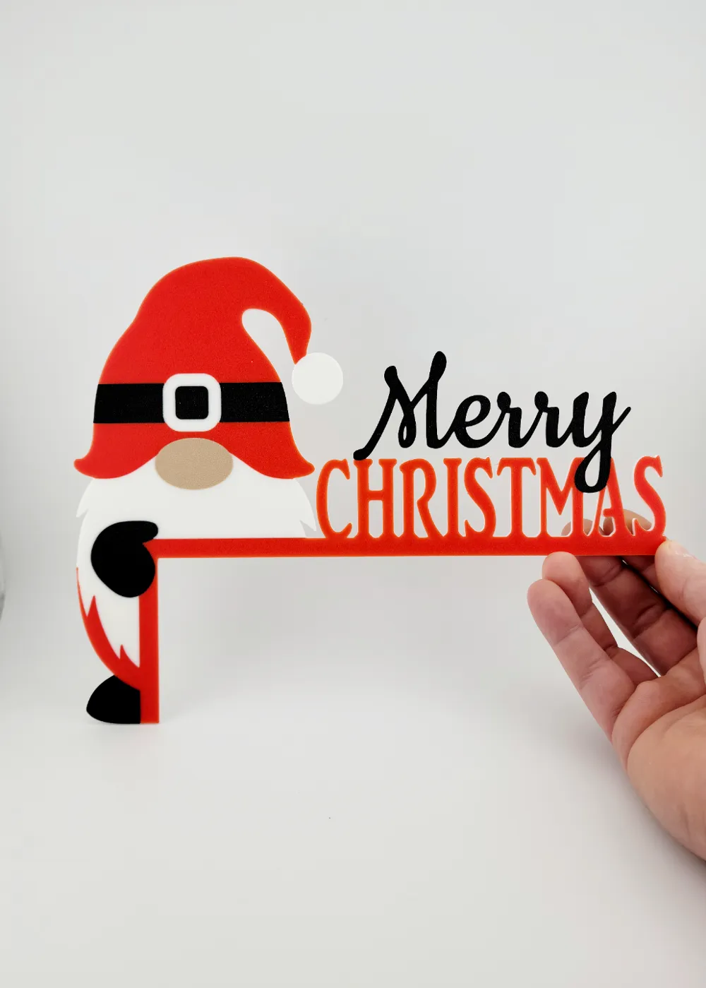 Joyeux Noël Gnome Coin de porte