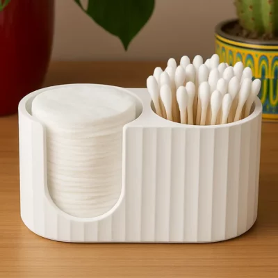 Support pour cotons-tiges & disques démaquillants