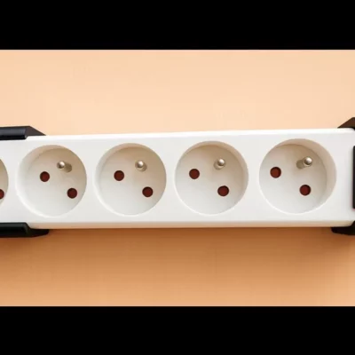 fixation murale pour barre d'alimentation