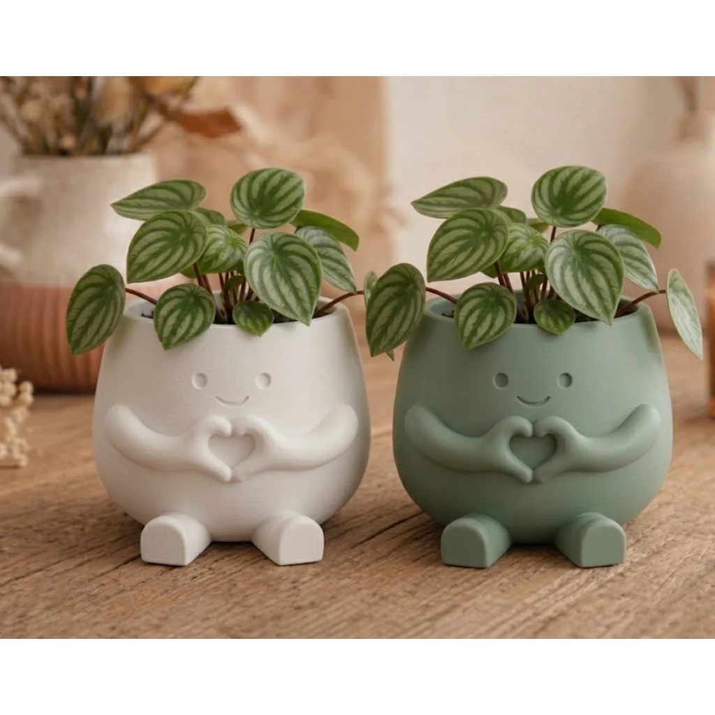 Pot en forme de cœur