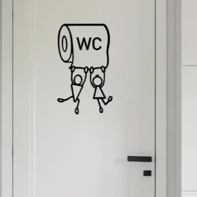 Art mural pour toilettes