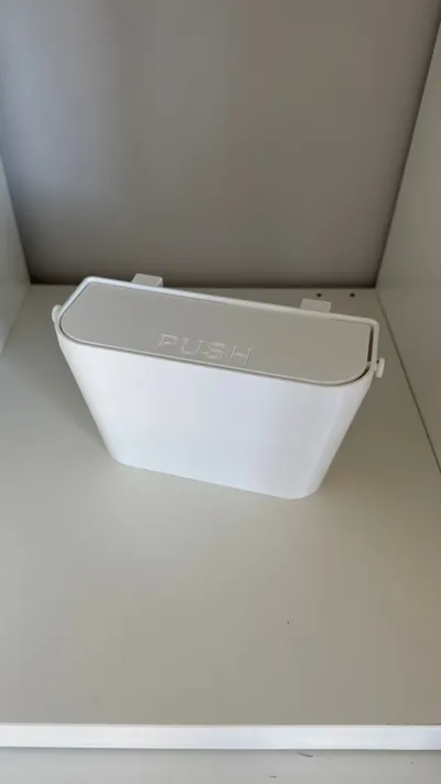 Poubelle de voiture à poussoir pour poche de porte
