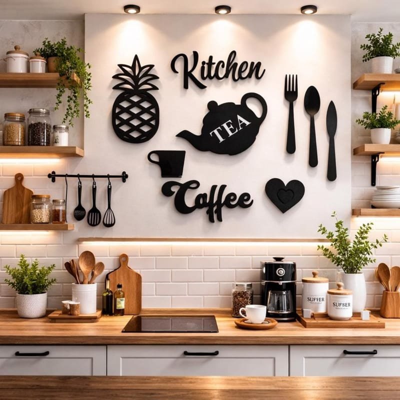 ✨ Design moderne et élégant pour une décoration contemporaine 🔥 Découpe laser de précision pour des formes nettes et détaillées 🏠 Polyvalent : salon, chambre, entrée, bureau ou commerce 🎨 Facile à intégrer dans différents styles de décoration 🖼️ Permet de créer un mur décoratif original et personnalisé
